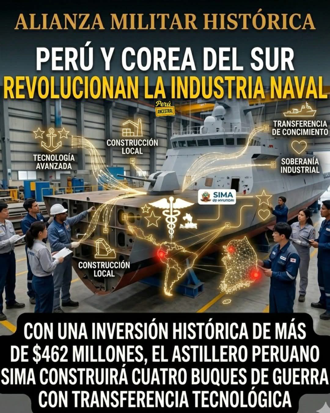PERÚ SE CONVIERTE EN REFERENTE NAVAL